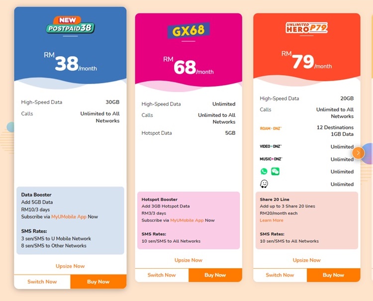 U Mobile has a new Postpaid 38 that can switch to 5G connectivity (when