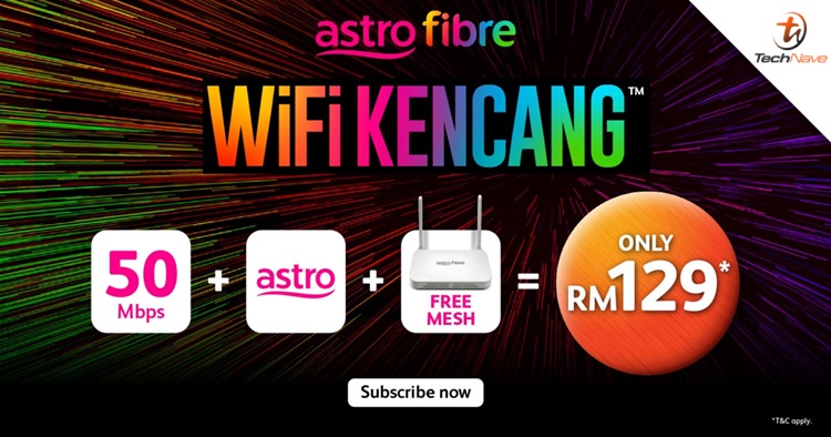 Astro Fibre broadband launched with at least 50Mbps, a free Mesh WiFi & more starting from RM129/month