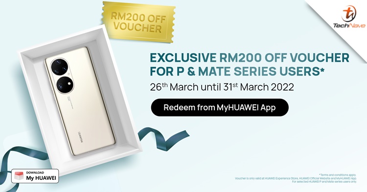 Current Huawei users can get the P50 Pro for RM200 off & a free pair of FreeBuds Pro