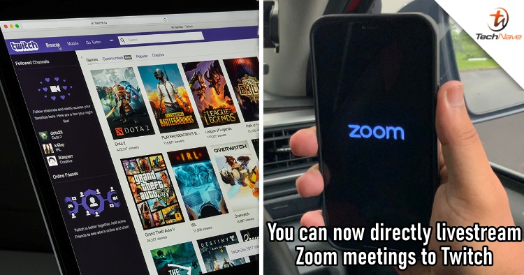 Zoom now allows users to livestream their online meetings directly to Twitch