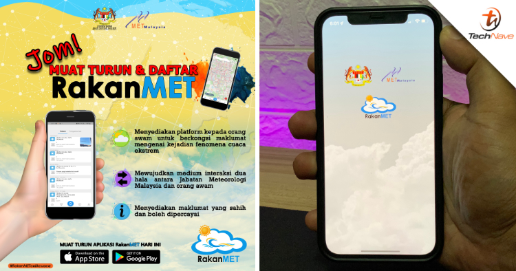 MetMalaysia launches RakanMET, an app that allows Malaysians to report extreme weather phenomenons!