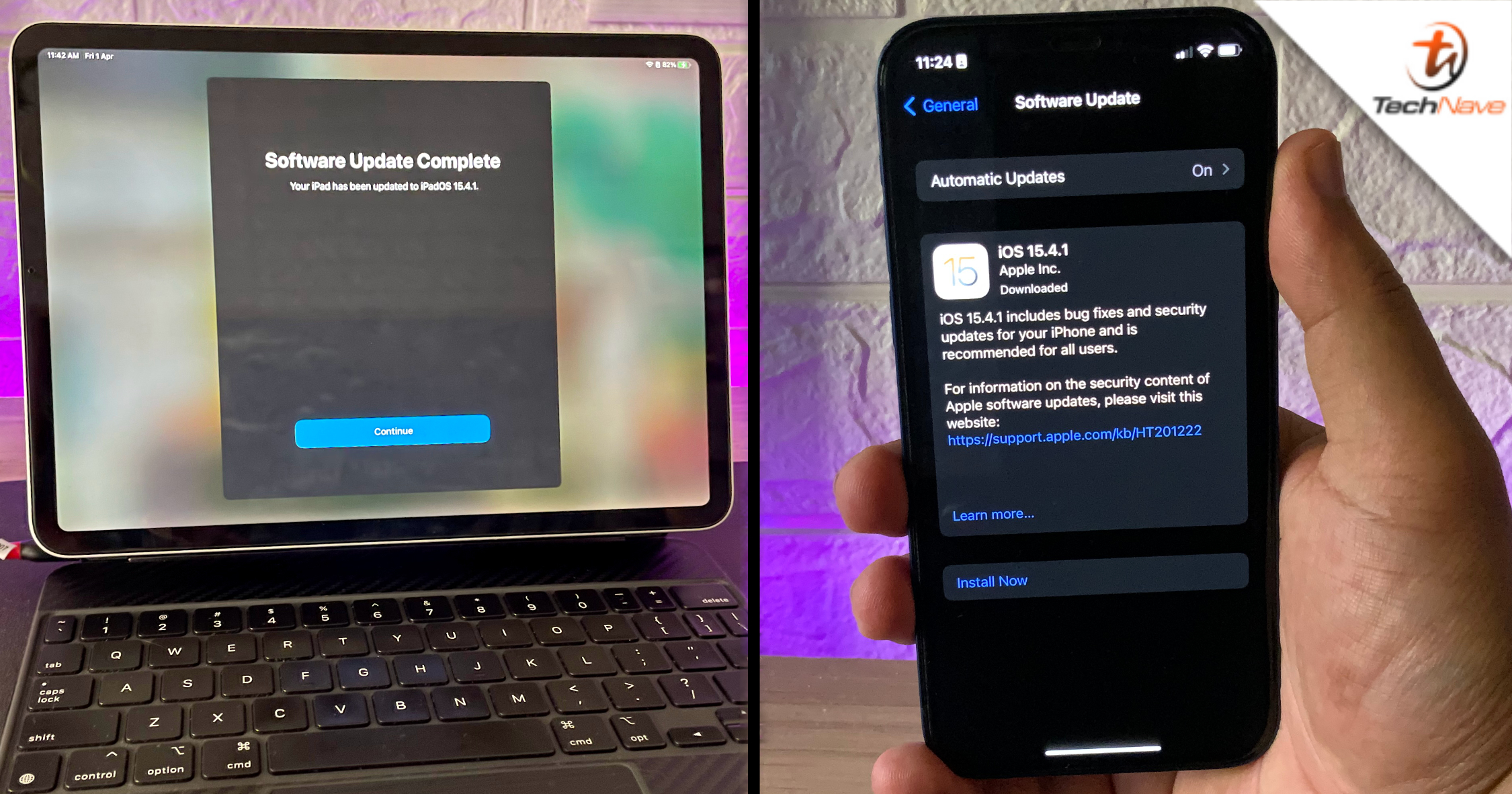 iOS and iPadOS 15.4.1 update now available for download from Apple, fixes battery drain issues
