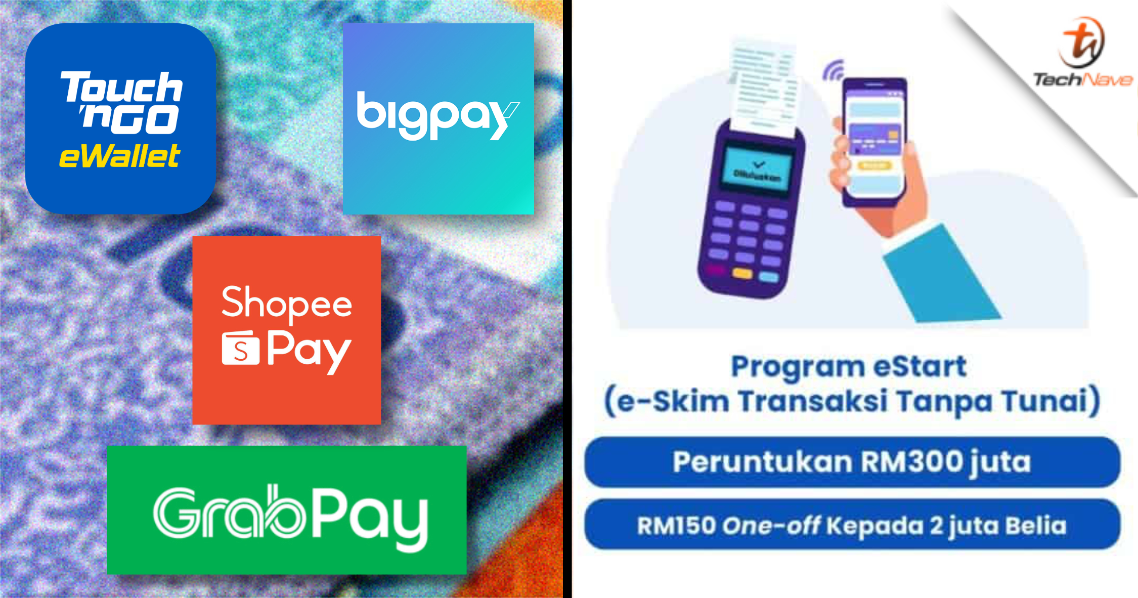 Malaysian youths can claim RM150 e-wallet credit via BigPay, GrabPay, ShopeePay and Touch ’n Go starting mid-April