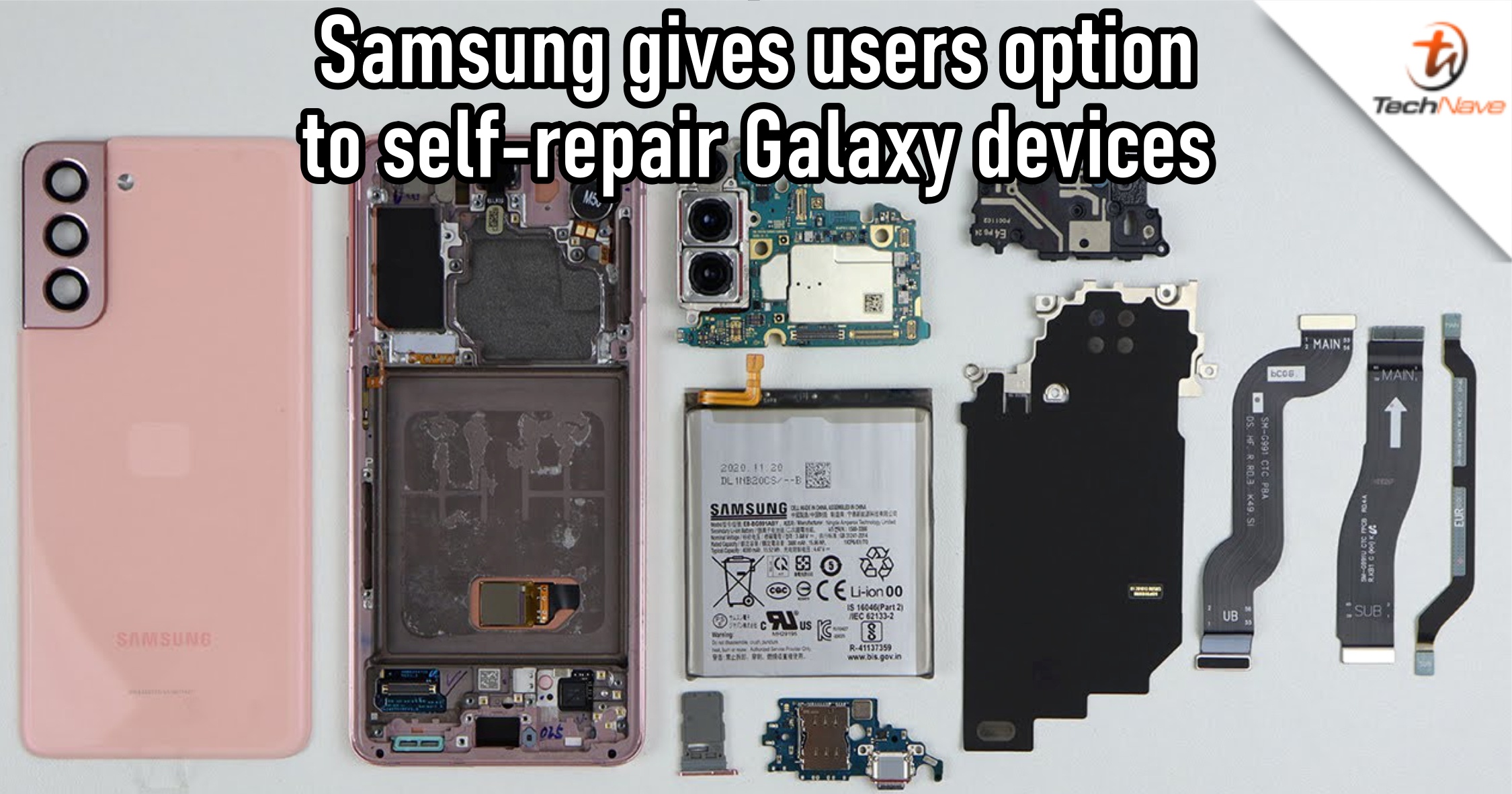 Samsung to allow Galaxy smartphone owners to legally repair their own devices soon