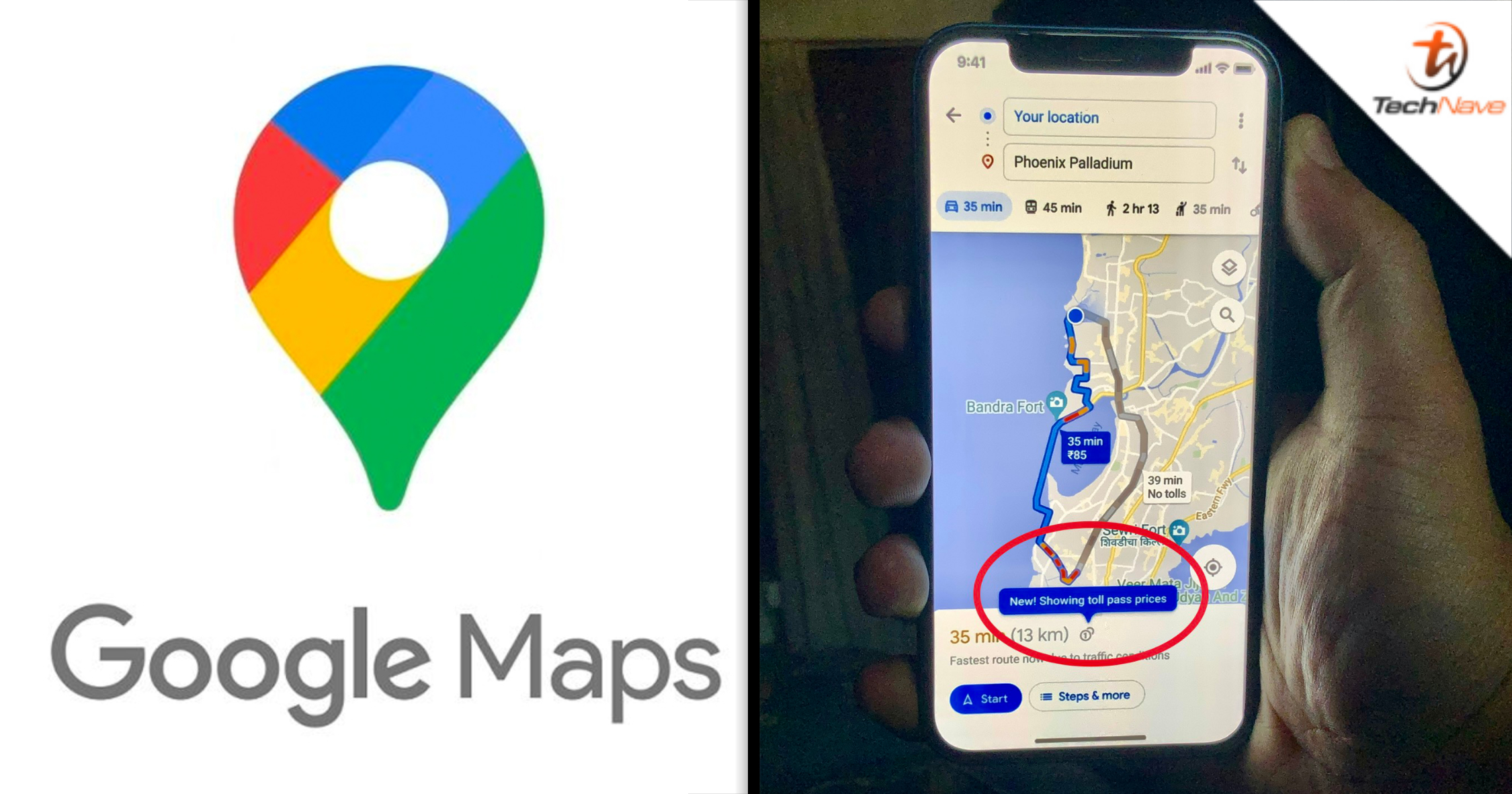 Google Maps will start showing toll prices and more navigation details on the app soon
