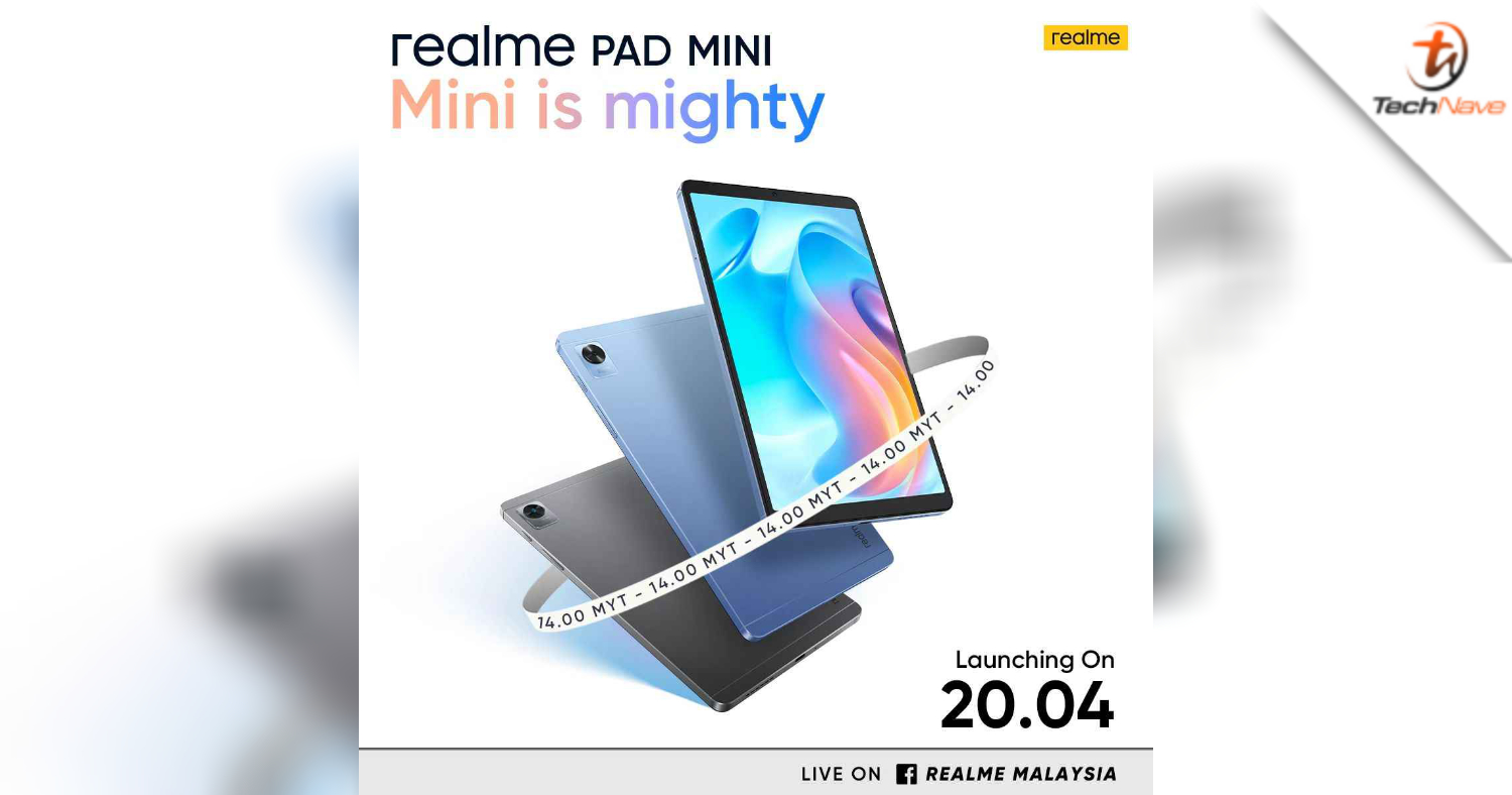realme Pad Mini will officially be released in Malaysia this 20 April