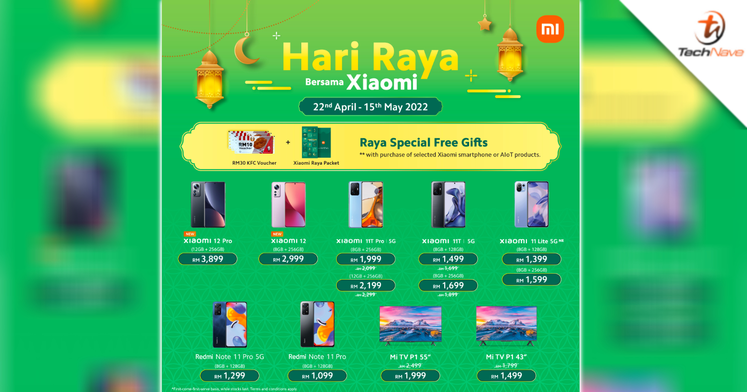 Xiaomi Hari Raya: Get up to RM500 off, exclusive gifts and even stand a chance to win a 55-inch Mi TV!