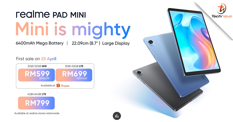 realme Pad mini Malaysia release: special first sale launching price from RM599