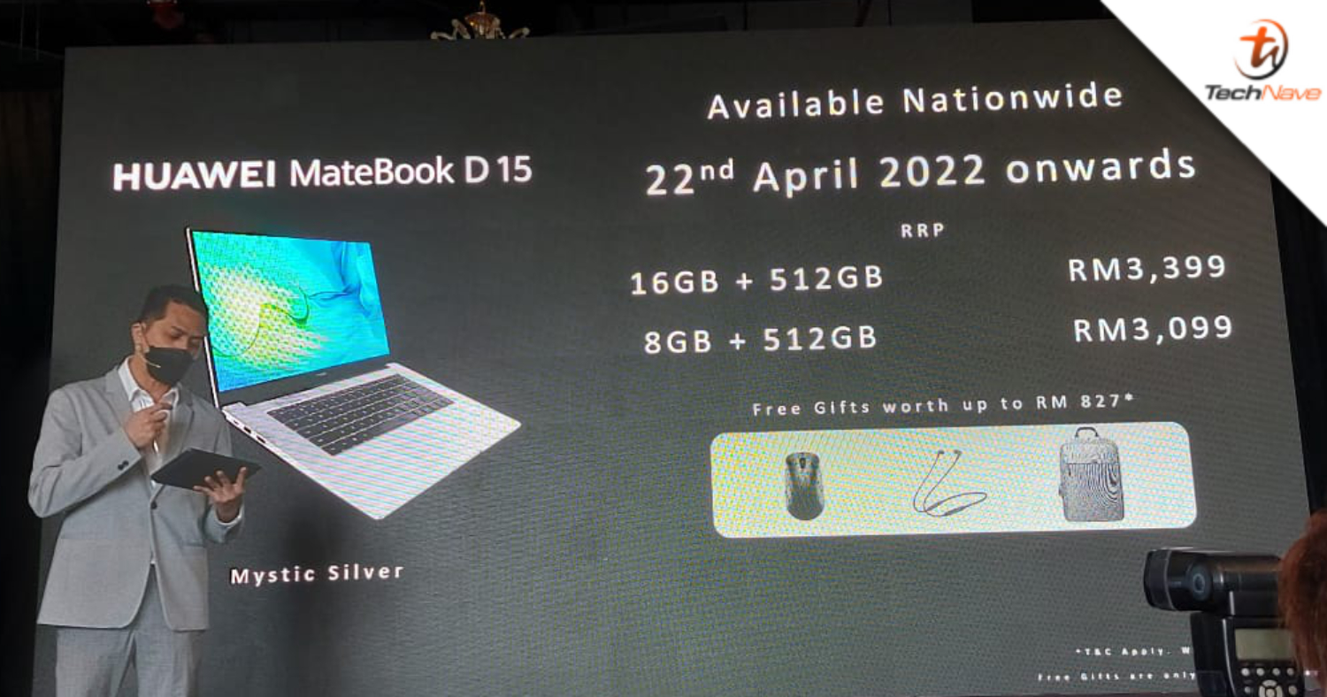 Huawei MateBook D15 2022 launches - Jam Online