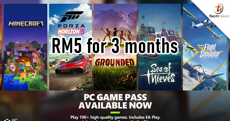 You can play over 100 games on the Xbox PC Game Pass at just RM5 for 3 months