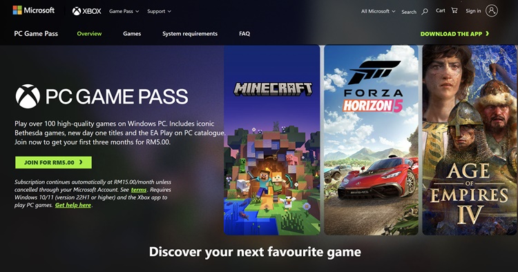 Microsoft officially launches PC Game Pass in Southeast Asia