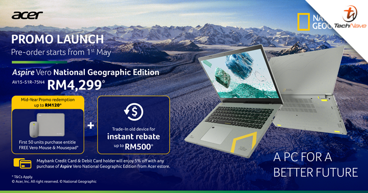 Acer Aspire Vero National Geographic Edition Malaysia release: Built with environment in mind, priced at RM4,299