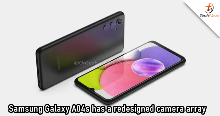 Samsung Galaxy A04s to come with a redesigned camera array