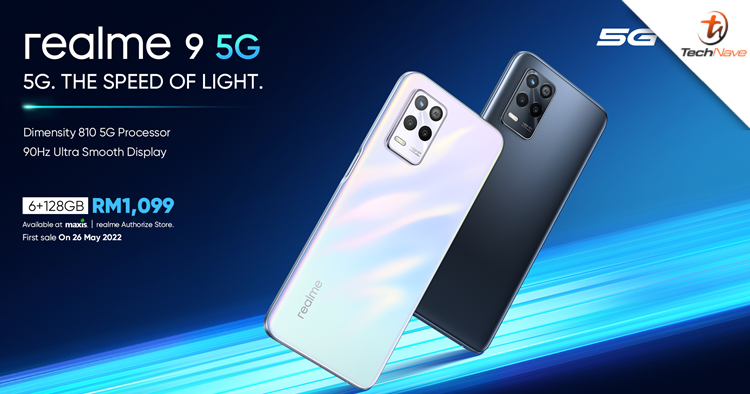 realme 9 5G Malaysia release: Dimensity 810 5G chipset & 6GB + 128GB for RM1099