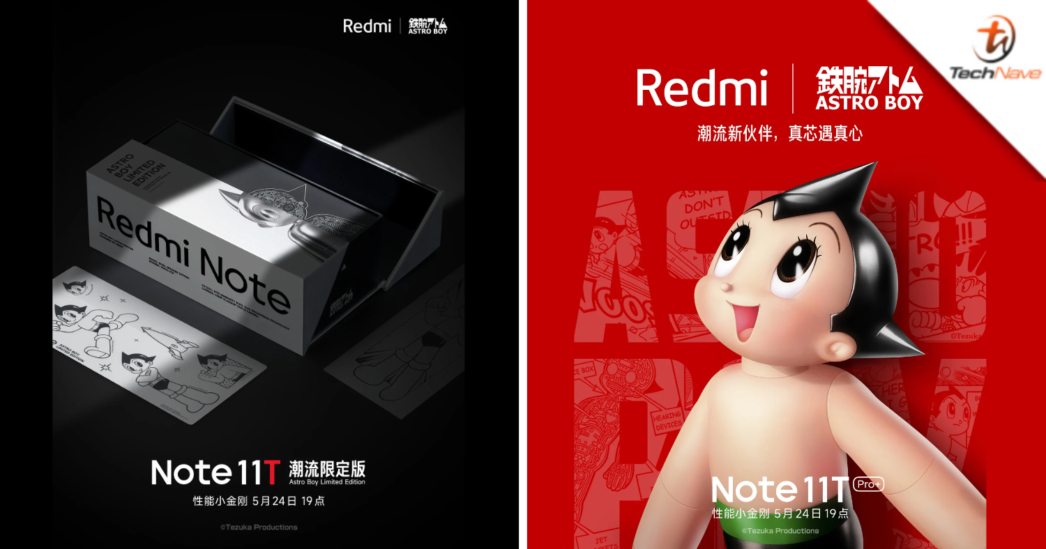 Xiaomi set to release an Astro Boy Special Edition for the Redmi Note 11T Pro+