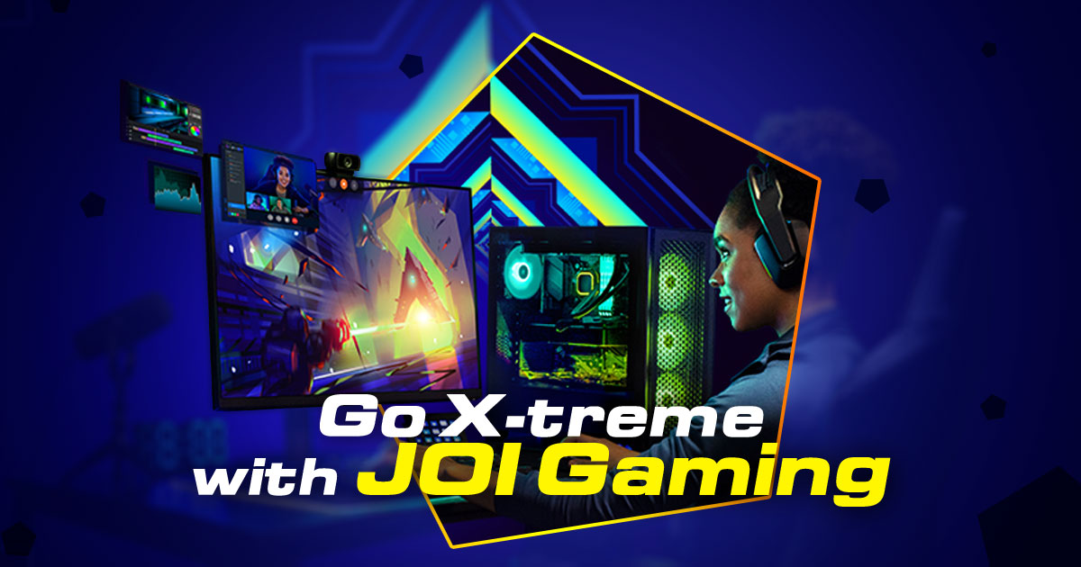 Experience the power of the 12th Gen Intel® Core™ Processor with JOI Gaming PC X-treme