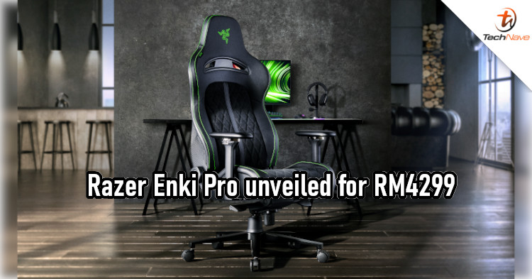 Razer Enki Pro Malaysia release: Premium Alcantara upholster, built-in lumbar arch, and magnetic memory foam headrest for RM4299