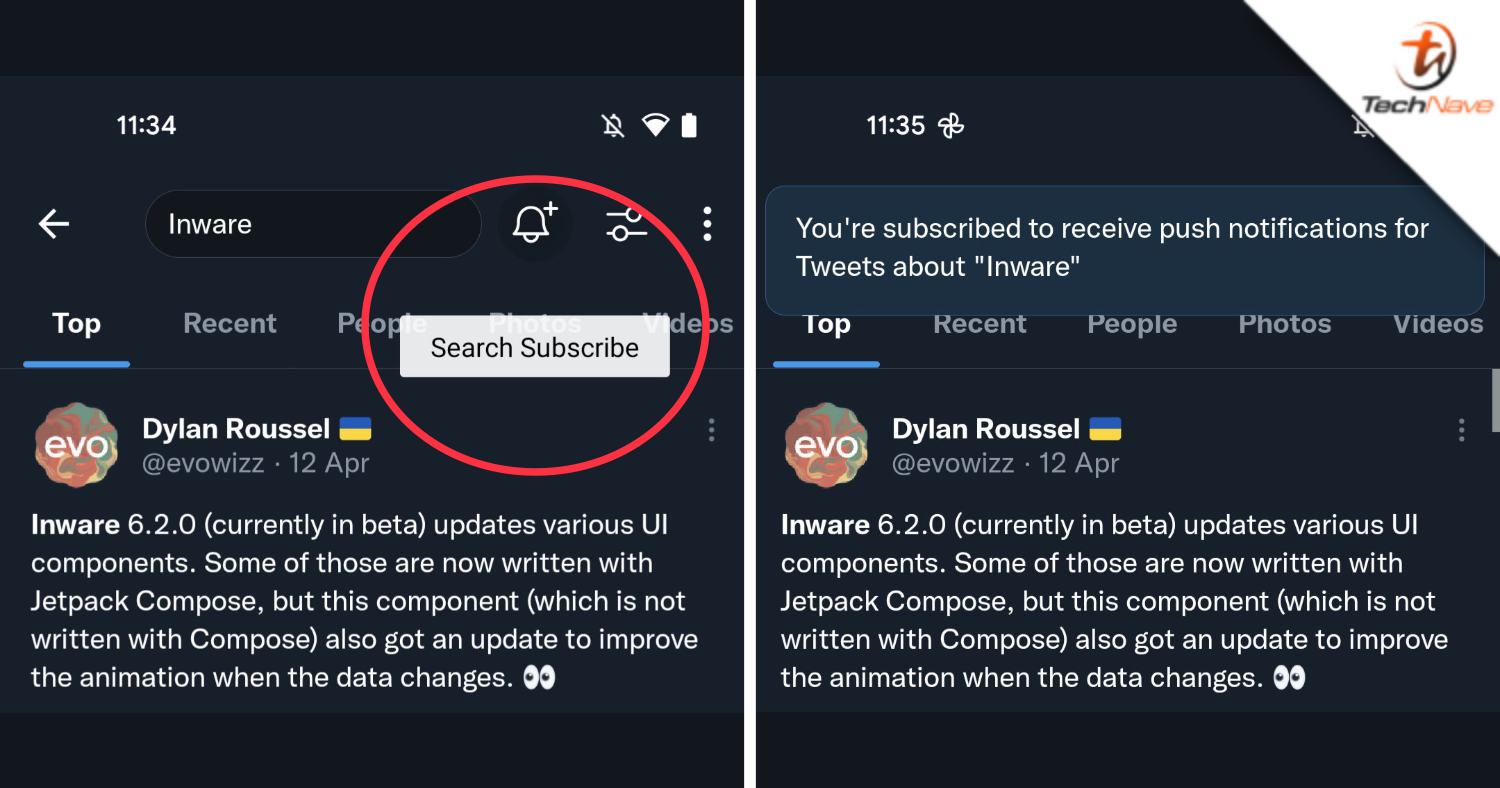 Twitter to add a ‘Search Subscribe’ feature that notifies users when new tweets match a search term