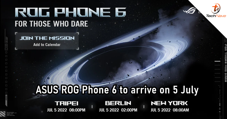ASUS is launching the ROG Phone 6 series on 5 July, expected to arrive with three devices
