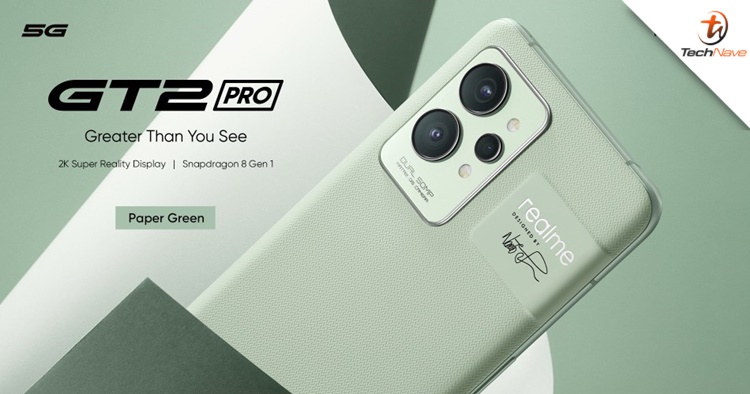 The realme GT 2 Pro in Paper Green is now available in Malaysia, priced at RM2999
