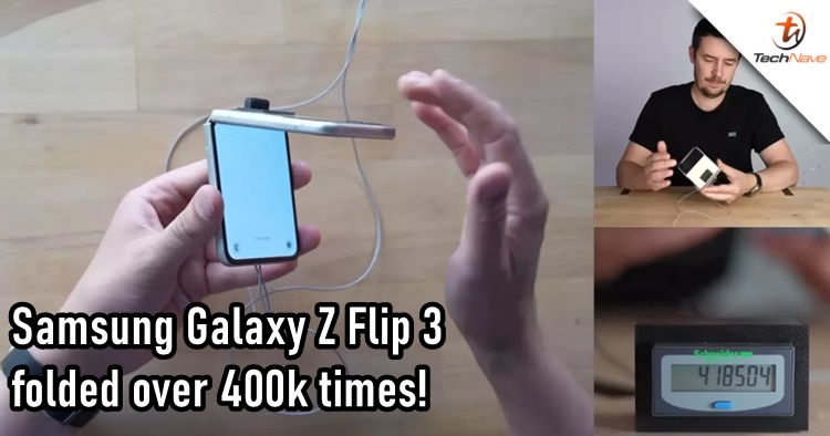 A YouTuber just folded the Samsung Galaxy Z Flip 3 over 400,000 times before it gave up
