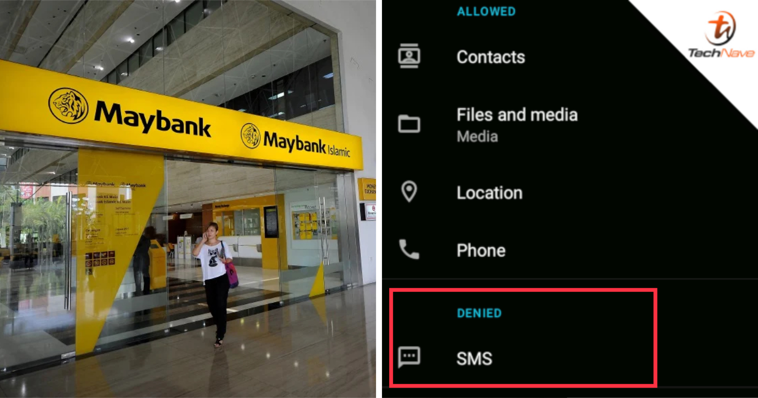 Maybank warns consumers to never give suspicious apps permission to view and read SMS