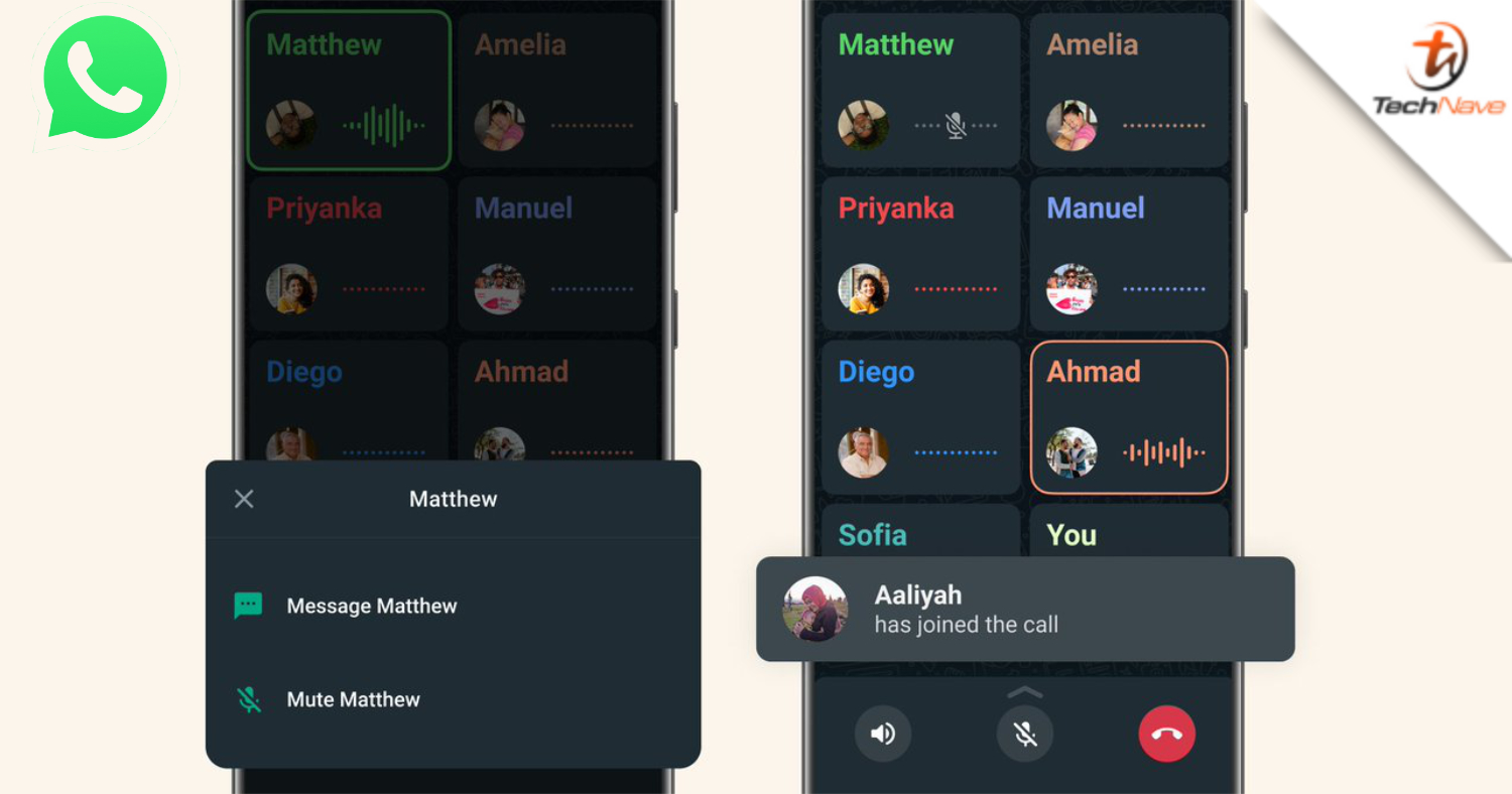 You can now mute and message individual users during WhatsApp group calls