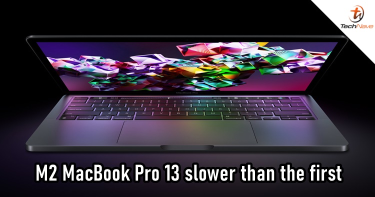 The M2 MacBook Pro 13's SSD speed is a downgrade from the M1 variant
