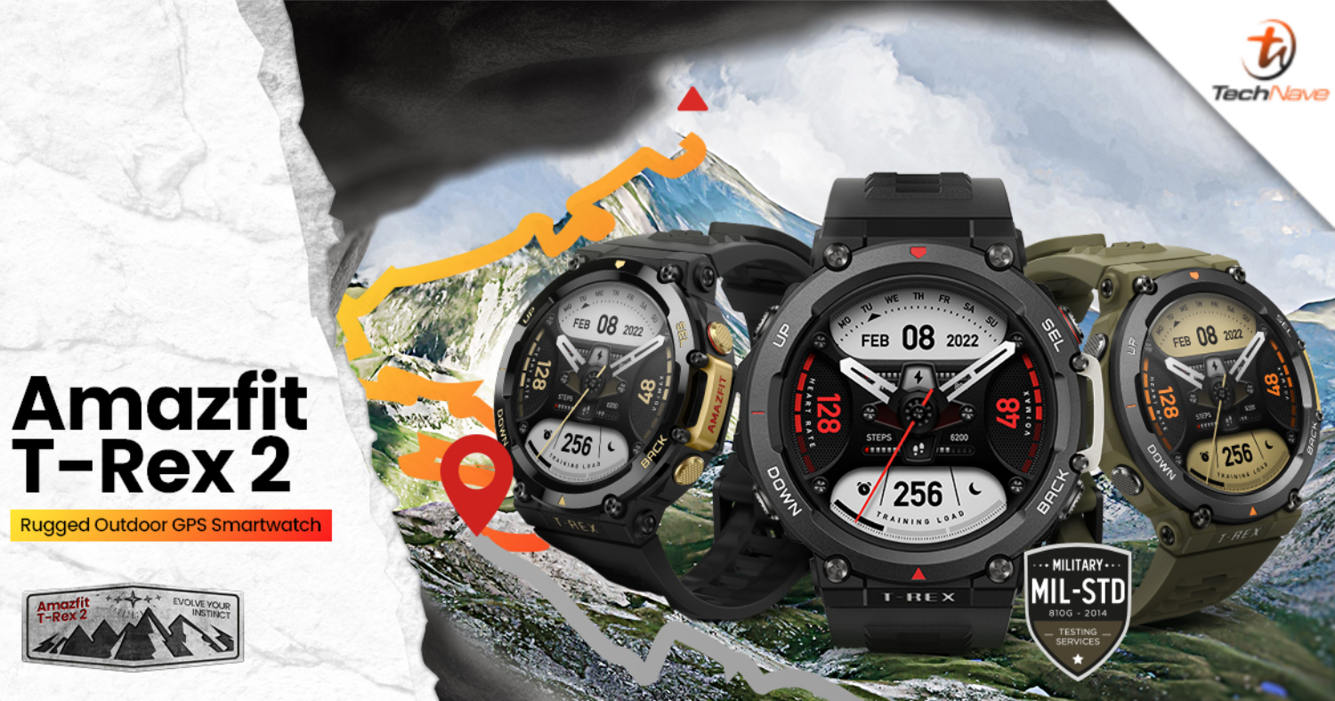 Amazfit T-Rex 2 Malaysia release: 1.39-inch AMOLED display, military grade toughness, dual-band GPS at RM799
