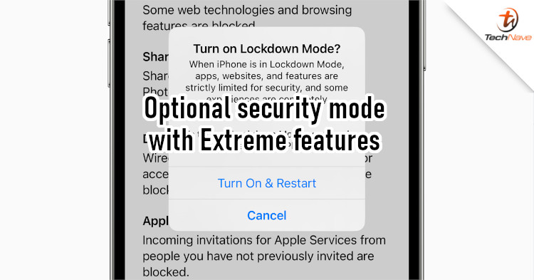 Apple introduces Lockdown Mode, an extreme but optional security protection feature