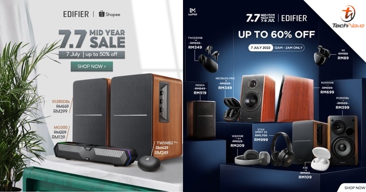Edifier 7.7 Sales is still happening with 2 more flash sales for the next 2 days