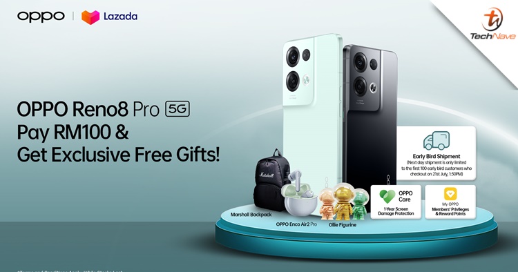 OPPO Reno8 Pro 5G & Reno8 5G advance pre-order is now live with exclusive freebies worth RM1755