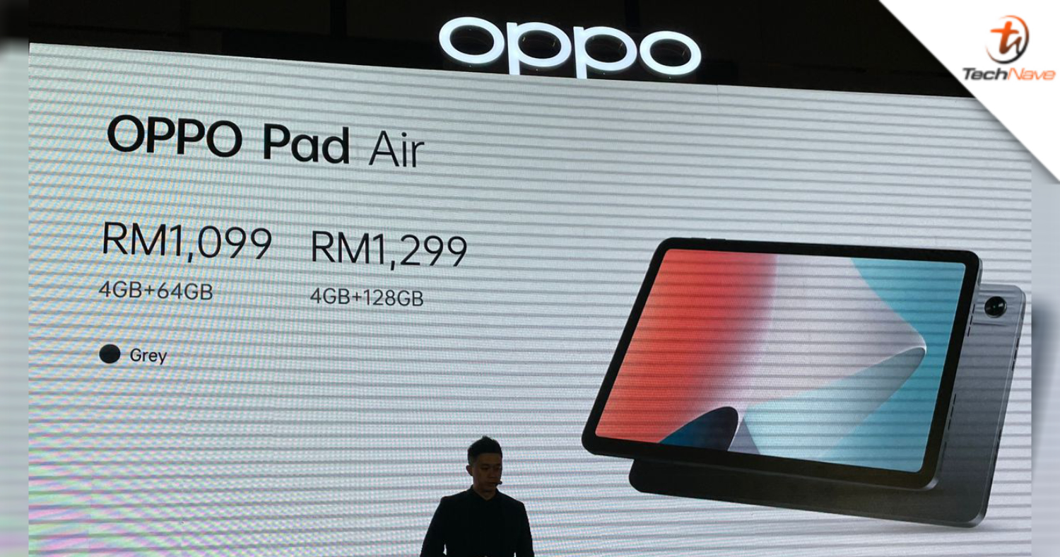 OPPO Pad Air Malaysia release: SD 680 SoC, 10.36-inch LCD display and 7100mAh battery from RM1099