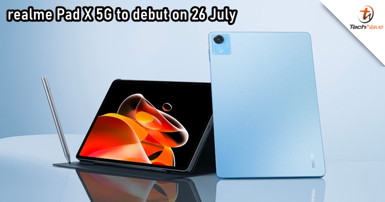 realme Pad X 5G sets to debut on 26 July with a 105° front-facing camera