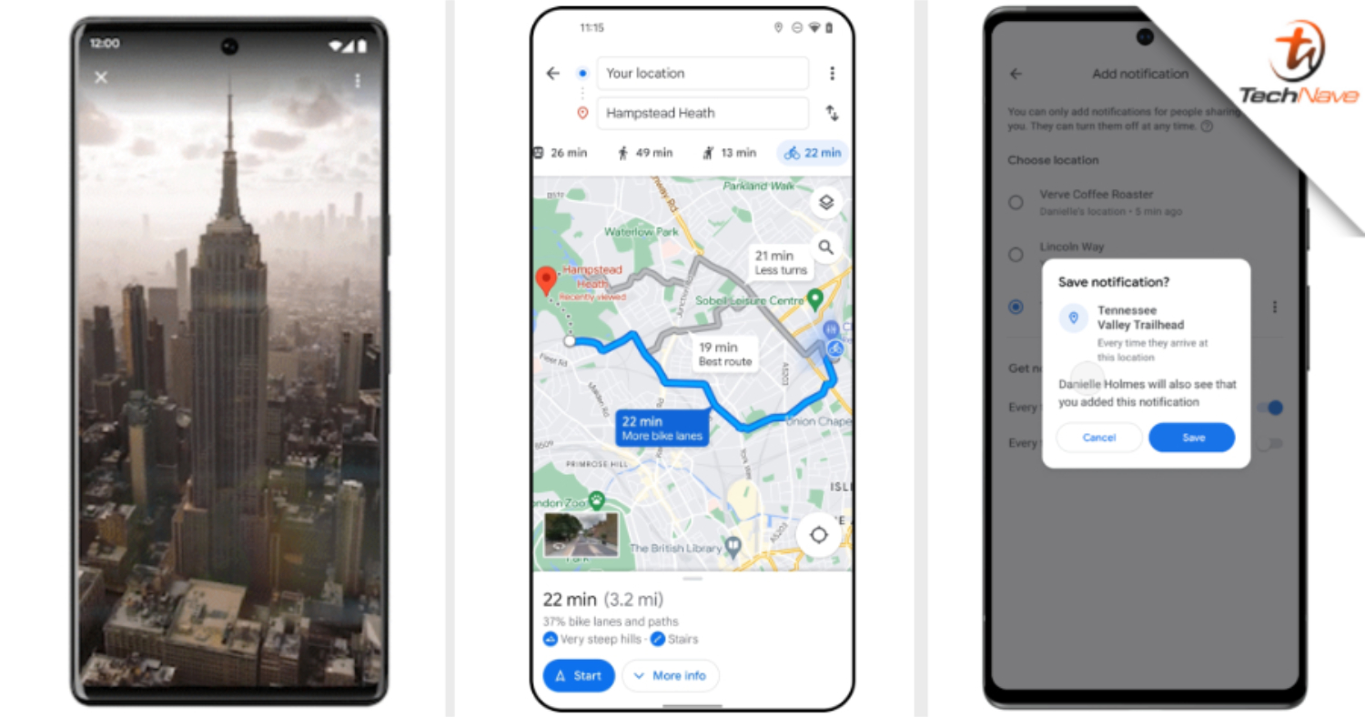 Latest Google Maps update brings 3 new features, including an AI-powered immersive view