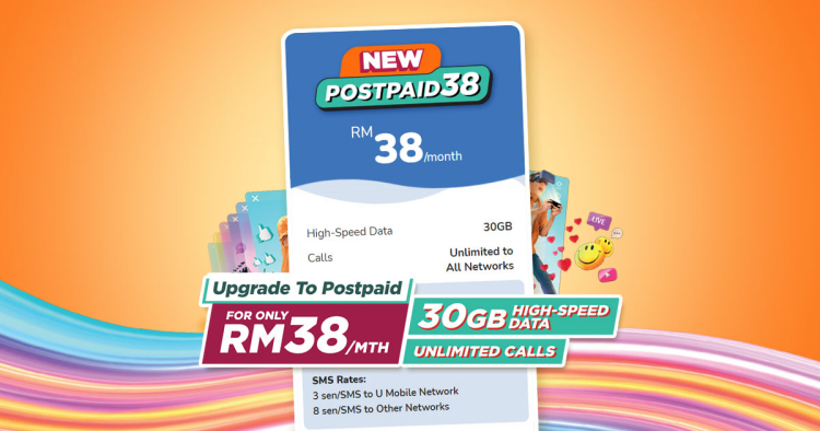 Top 3 reasons why the U Mobile Postpaid 38 could be the plan for you