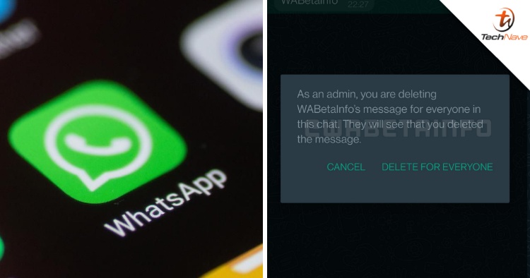 WhatsApp now lets admins delete messages sent by group participants