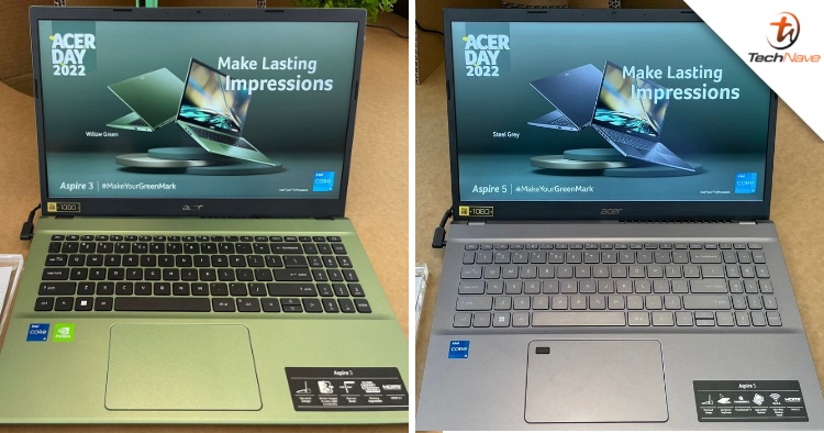 Acer Aspire Series Malaysia release: 12th Gen Intel Core CPU and NVIDIA GeForce MX550 GPU from RM2499