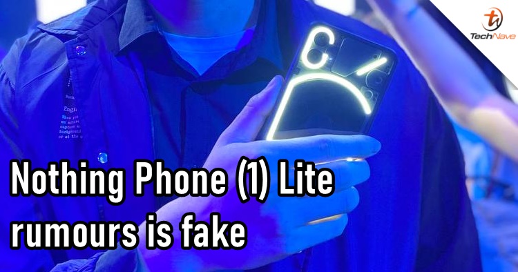 Carl Pei shuts down Nothing Phone (1) Lite rumours, saying it's fake news