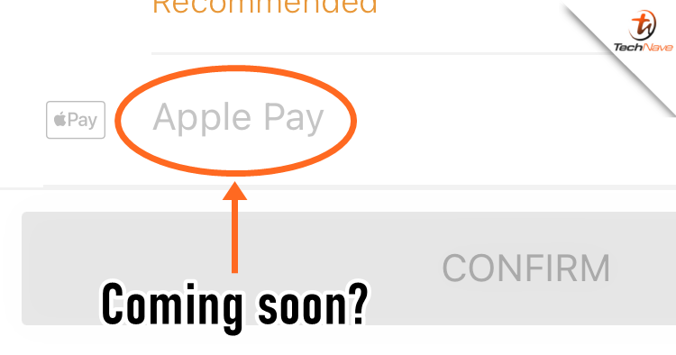 Apple Pay appears on Shopee but not activated yet