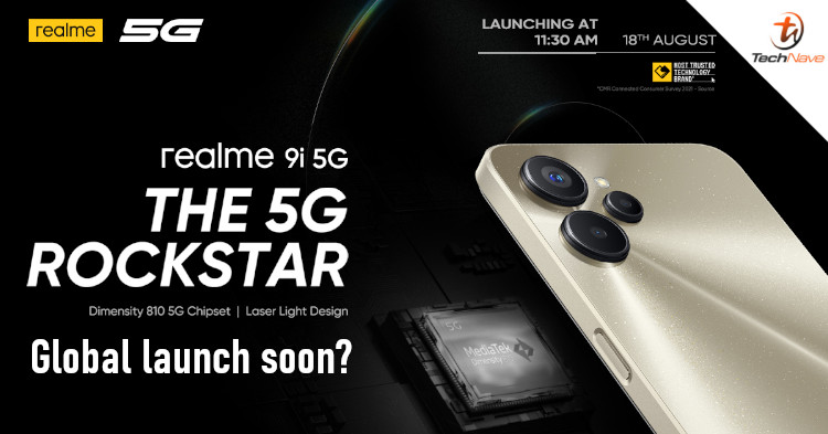 realme 9i 5G variant confirmed, will launch on 18 Aug 2022 with Dimensity 810 chipset