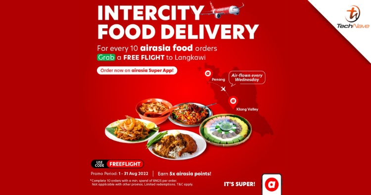 airasia food introduces Malaysia’s first air-flown, intercity food delivery from Penang to Klang Valley