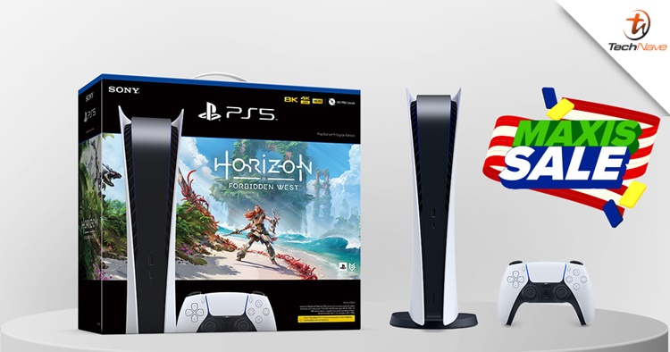 You can get a PS5 + Horizon Forbidden West starting from RM1/month for signing up a Maxis Zerolution plan