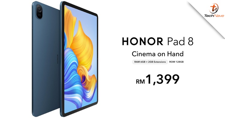 HONOR Pad 8 Malaysia release: 7250mAh battery & SD 680 chipset, priced at RM1399