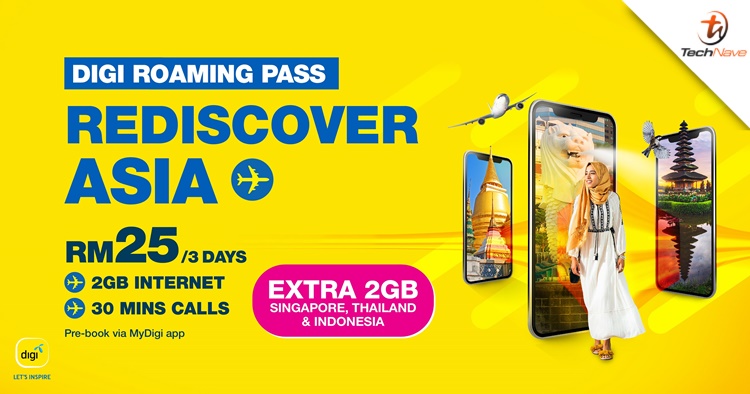 New Digi roaming pass plans launches today, starting from RM25 for 3 days