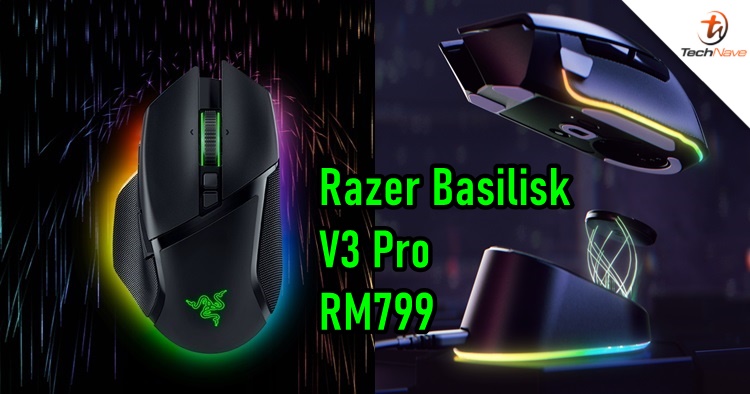 Razer Basilisk V3 Pro + Mouse Dock Pro Malaysia release: priced at RM799 and RM369 respectively