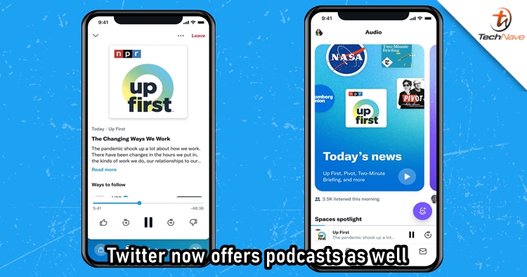Twitter now allows users to listen to podcasts on the platform