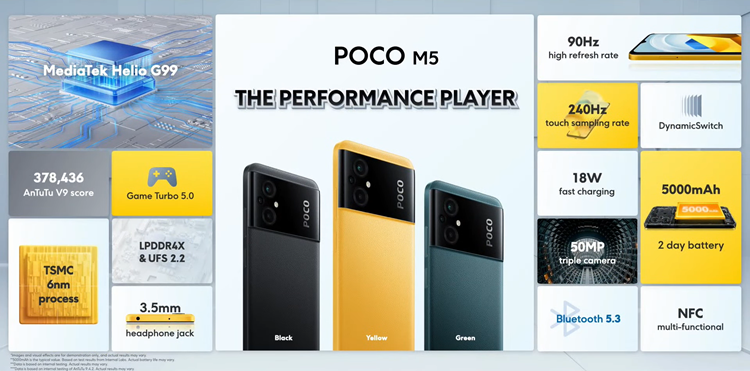 POCO M5 & M5s release: Helio G-series chipsets, 5,000mAh battery, and 64MP  camera, starts from ~RM588