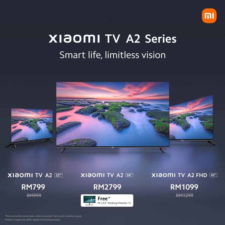 Xiaomi Smart TV A2 Series Malaysia release: 4K Dolby Vision, Dolby Audio &  more, starting price from RM999