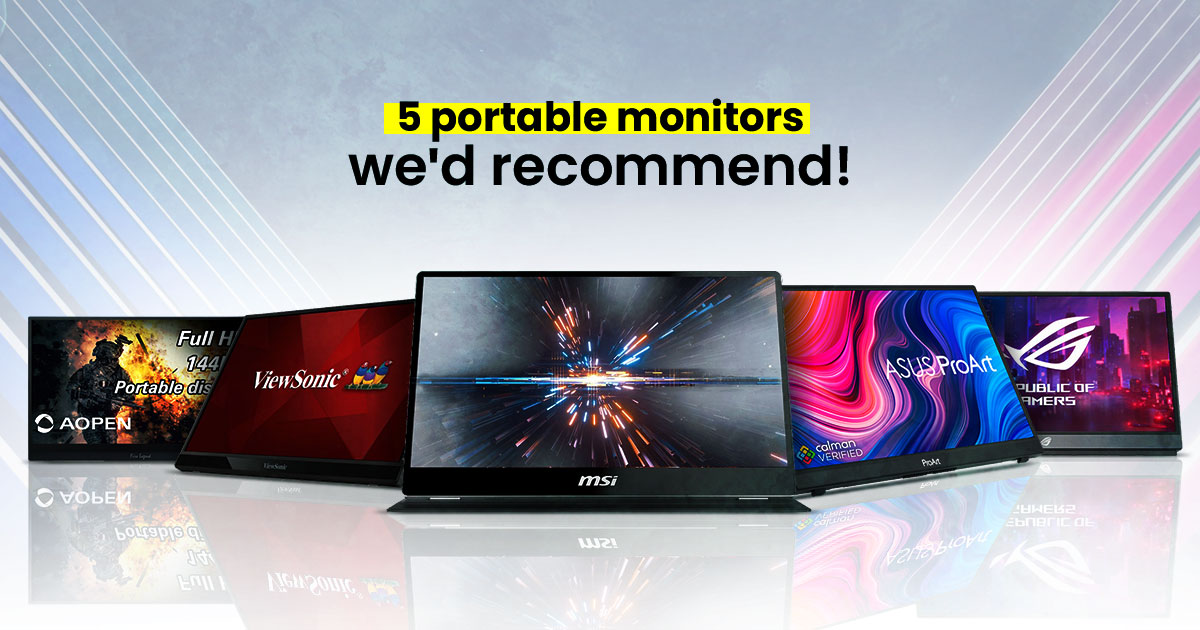 5 portable monitors we'd recommend for work or entertainment